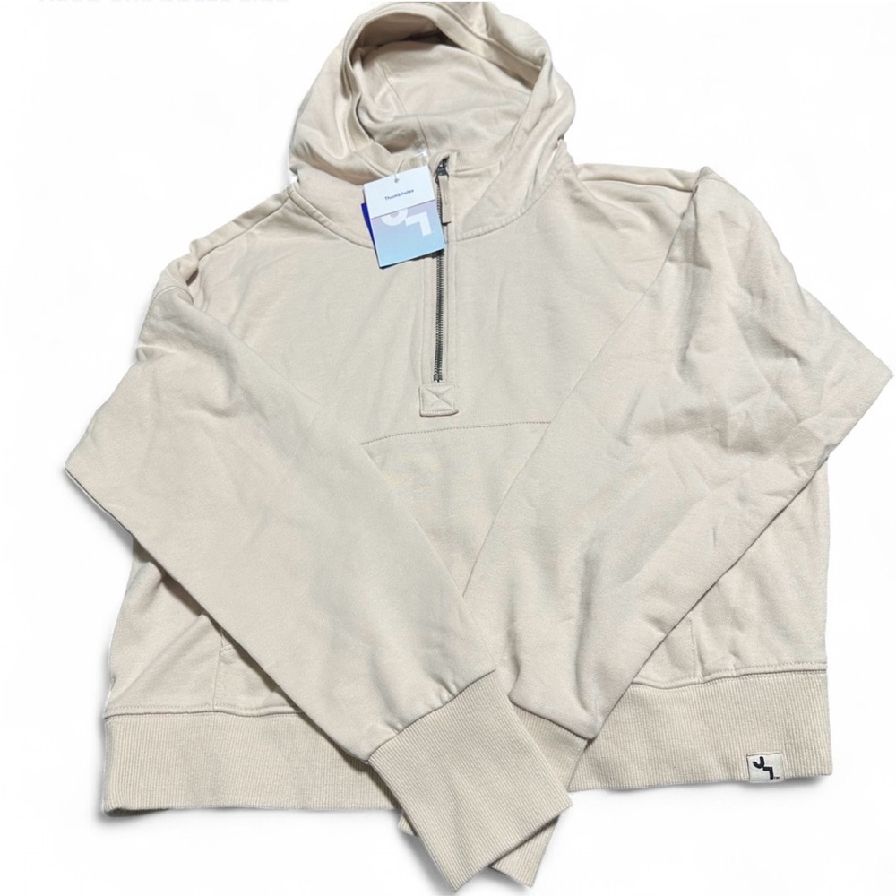 JoyLab Cream Hoodie Sweatshirt